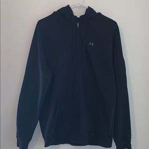 Men’s Black Under Armour zip up Sweatshirt